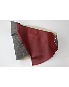 Bekleding wielkast rood 510 links/rechts achter SET, Volvo Amazon kombi, 691601 + 691602, NOS