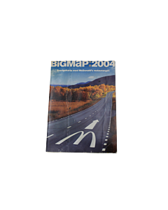 Bigmap 2004, Sverigekarta med McDonald's restauranger