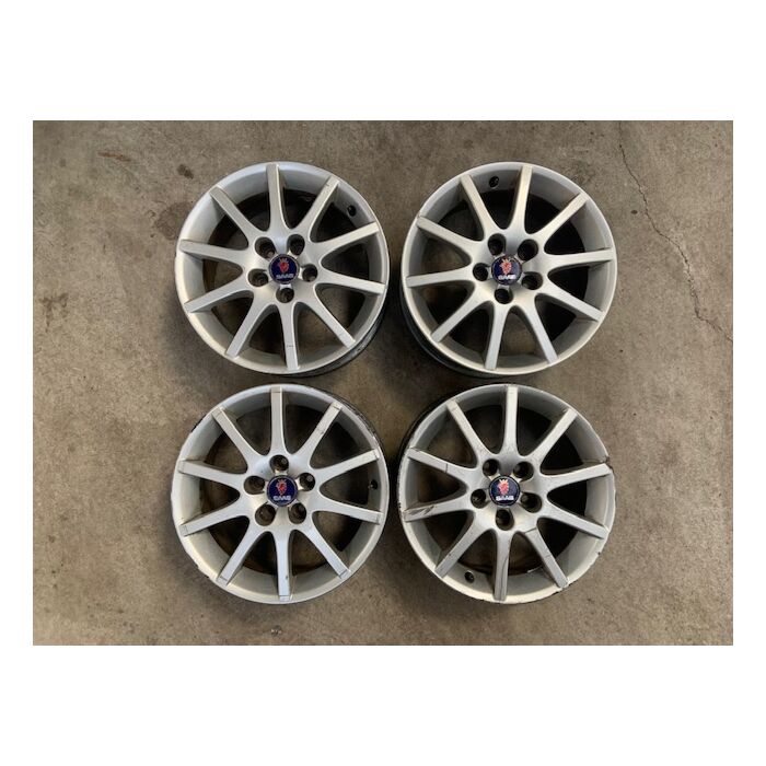 Set di Cerchi, 16 Pollici, Cerchio, Set di Cerchi per Ruote, Originale Saab, 12785709, Usato