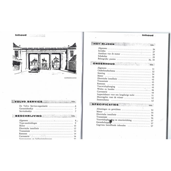 Manuale di istruzioni Volvo 121/122