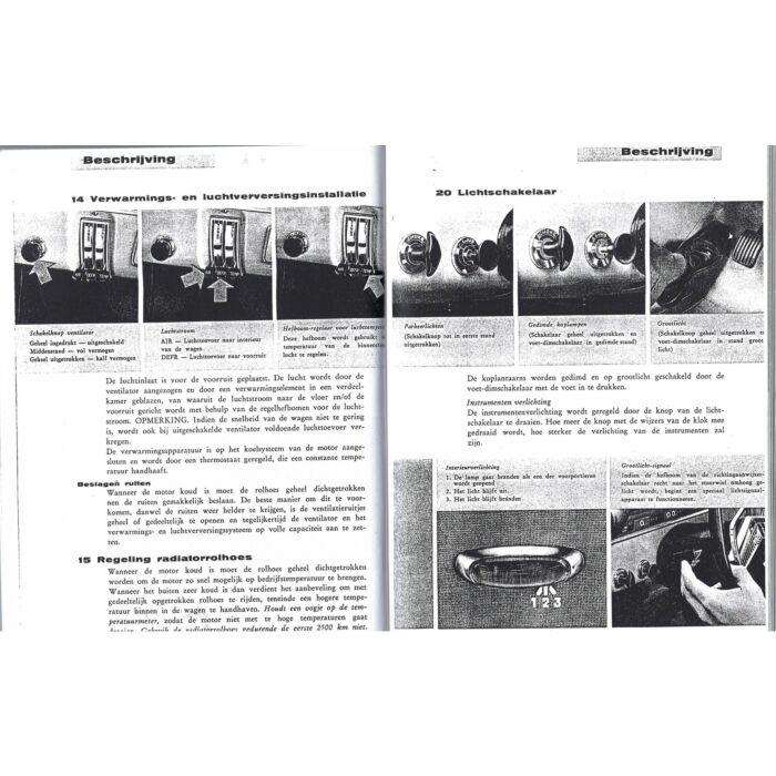 Manuale di istruzioni Volvo 121/122