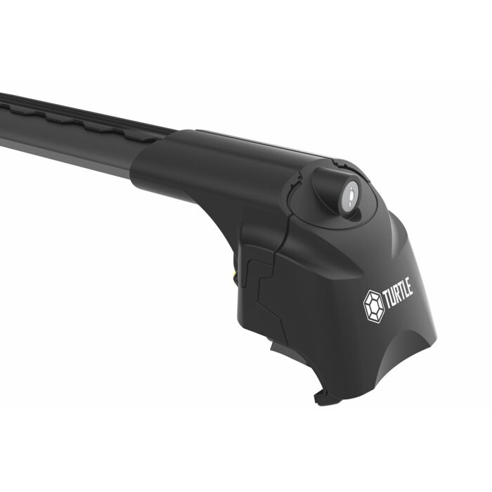 Portapacchi Volvo nero per barra del tetto/barra del tetto Volvo V60 2008-2017 6 max 75kg barra del tetto forma ala per poco rumore del vento, numero di parte Volvo DAK10028B.