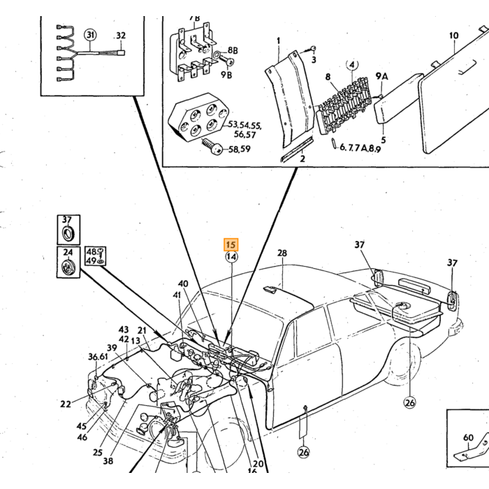 Volvo lamp houder Volvo onderdeel nr 1210167