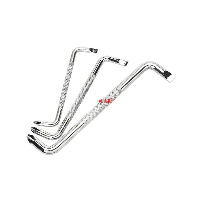 Gereedschap haakse schroevendraaier set kruis - plat ( 5 MM+ 6 MM ) set 2 stuks - niet direct op voorraad - neem contact op met onze klantenservice - 