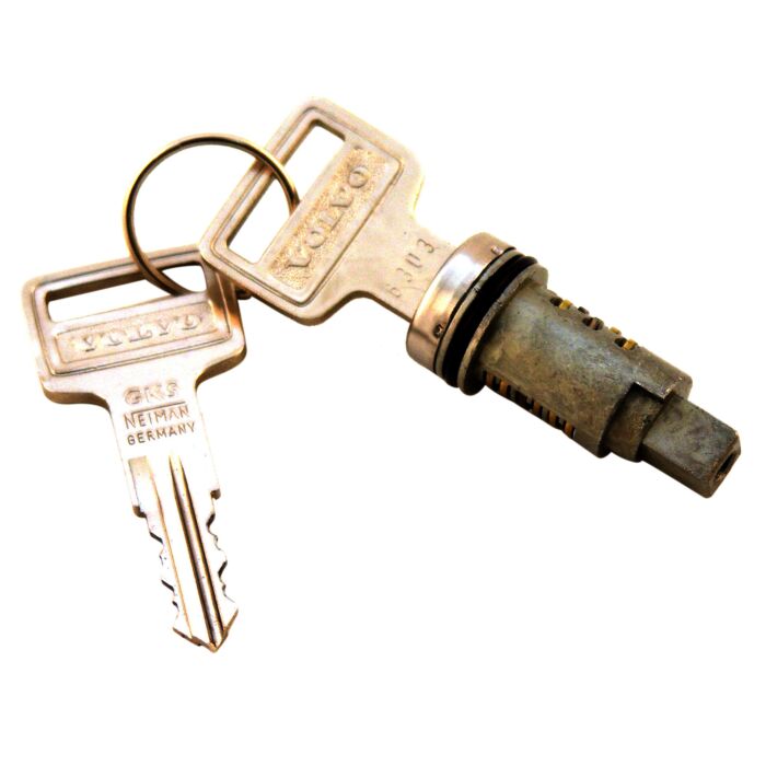 Slot koffer+achterklep 140+ 145+245 1973-1979 +2 sleutels