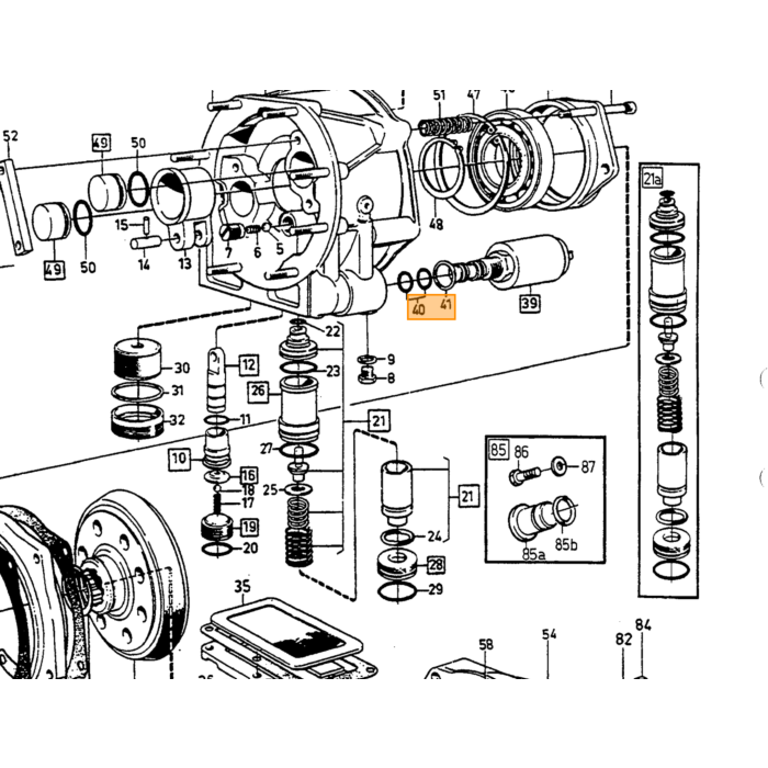 Volvo afdichting revet Volvo typeVolvo 120 130 220 :  aandrijving soortVolvo 140 :  aandrijving soortVolvo 740 760 780 : aandrijving soortVolvo 940 960 : aandrijvi Volvo onderdeel nr 1220890
