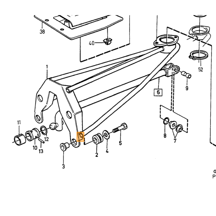 Volvo knop versnellingspook 240 260 740 760 780 940 960 s90 v90 achteruit vergrendeling handgeschakeld M45 M46  M47 Volvo onderdeel nr 1220943