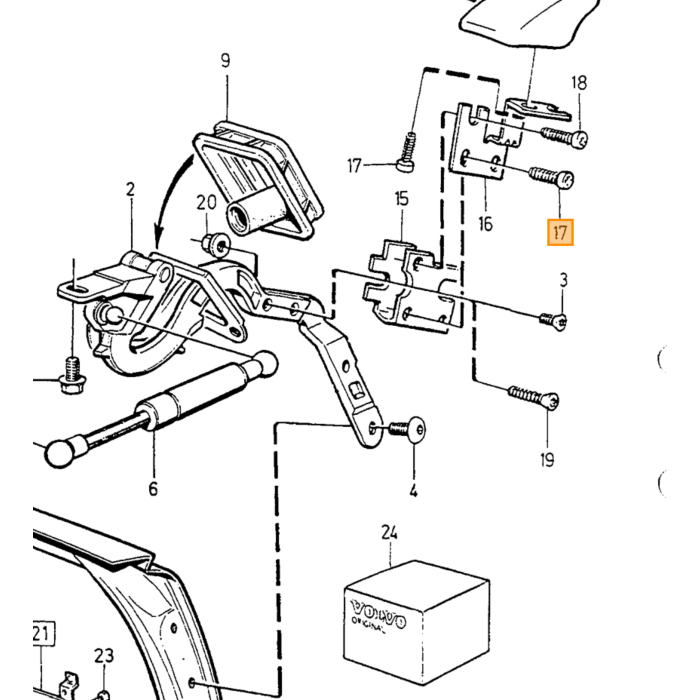 Tappo di Sigillatura Volvo, Tipo Universale Volvo, Parte Volvo nr 1247291 per Volvo