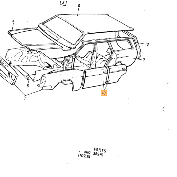 Supporto Volvo NML Parte Volvo nr 1255132 per Volvo