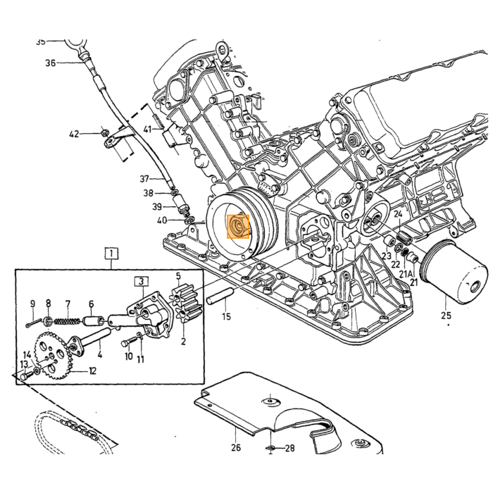 Anello di tenuta Volvo tipo Volvo 240: tipo motore Volvo 740 760 780: tipo motore Volvo 850: tipo motore Volvo 940 960: tipo motore Volvo S70 V70 (-2000): tipo motore V Volvo pezzo nr 1257113 per Volvo.