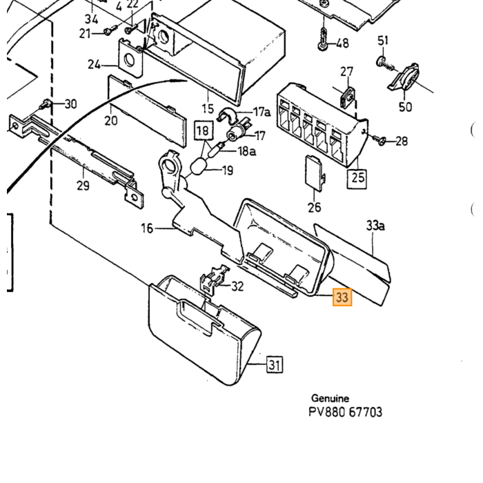 Illuminazione per cruscotto in vetro Volvo per 240 1981, 260, 740, 760, 780, 960, S90, V90, numero di parte Volvo 1259314
