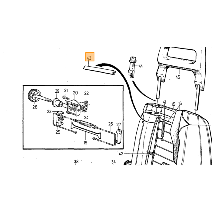 Nome del prodotto tradotto: Volvo Veer tipo Volvo 240 : Volvo 260 : Volvo 740 760Volvo 940 960Volvo S90 V90 (-1998) Volvo pezzo nr 1264530 per Volvo.