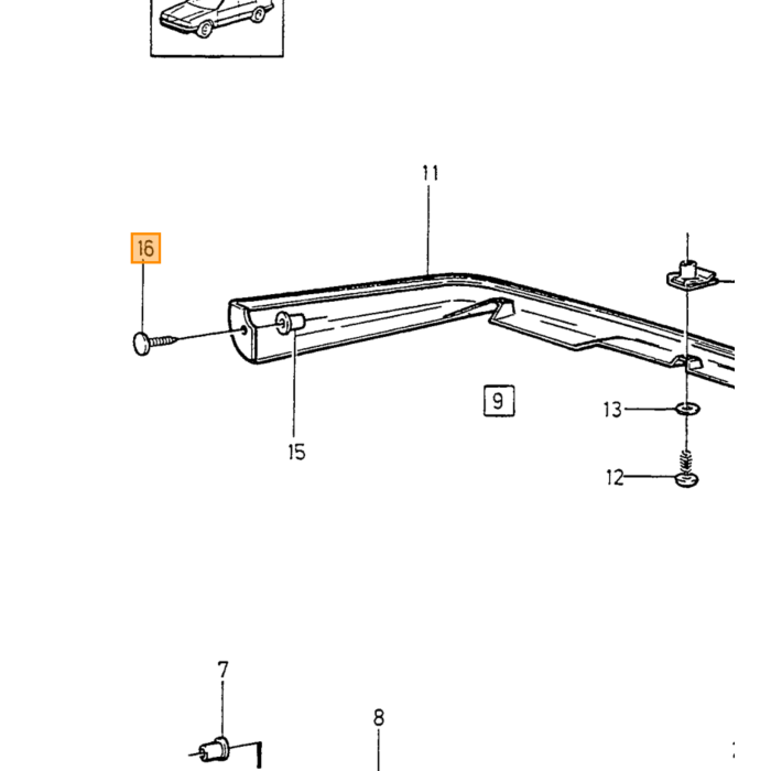 Cuscino in Gomma Volvo tipo Volvo 850: tipo motore Volvo S70: codice fabbrica Chassisnr tipo motore Volvo V70 (-2000): Chassisnr tipo motore Volvo pezzo nr 1270488 per Volvo