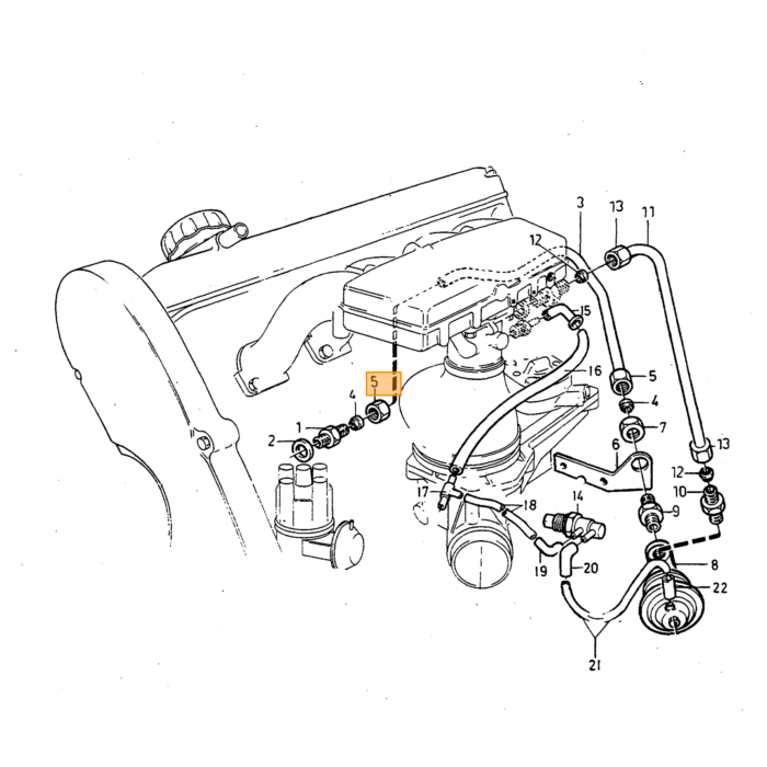 Nippel Volvo, pezzo Volvo nr 1272390 per Volvo