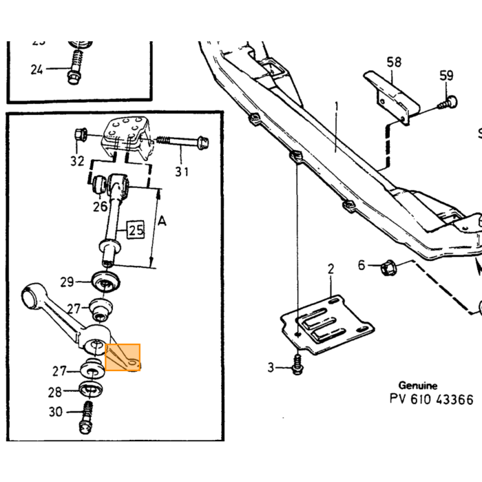 Volvo Wiel moer 240+260+740+760+780 voor M18 Volvo onderdeel nr 1272918