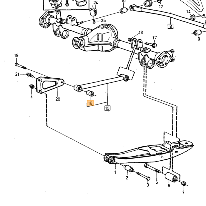 Asta di Sospensione in Uretano Volvo, Parte Volvo nr 1273622US
