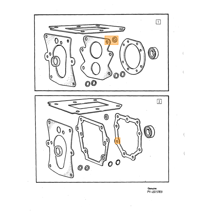 Volvo Gomma supporto cambio 240+260+740+940 M47 (5 marce Volvo ricambi no 1273714