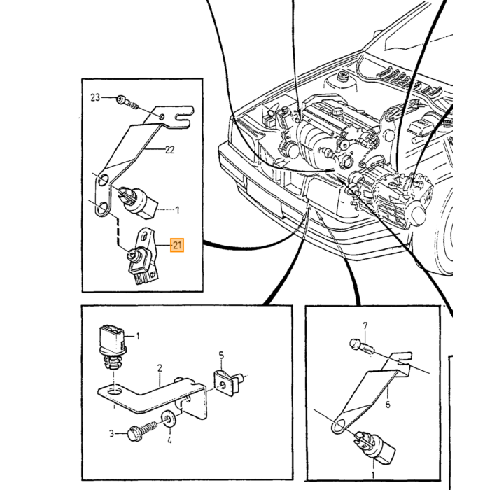 Sensore mappa Volvo / sensore pressione turbo del collettore di aspirazione S40 V70 V40 C70 S70 850 sensore pressione aria marca FAE Volvo pezzo nr 1275342_FAE per Volvo