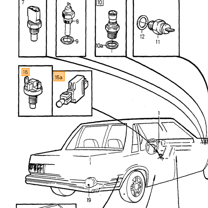 Volvo lamp houder Volvo onderdeel nr 1308634