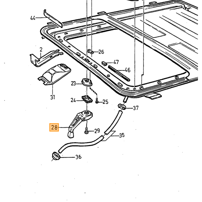 Pezzo Volvo, Volvo Slinger numero di parte 1315771
