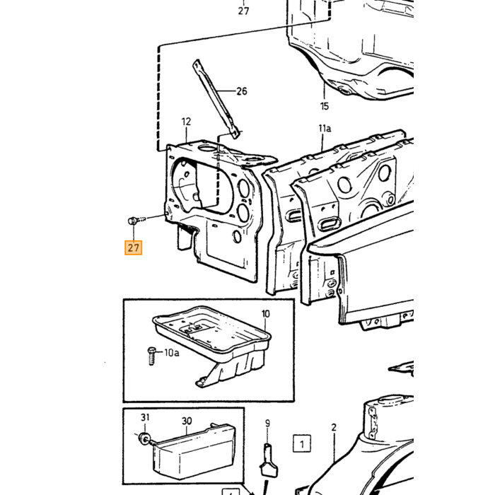 Parte Volvo sleep oog Volvo numero di pezzo 1316885