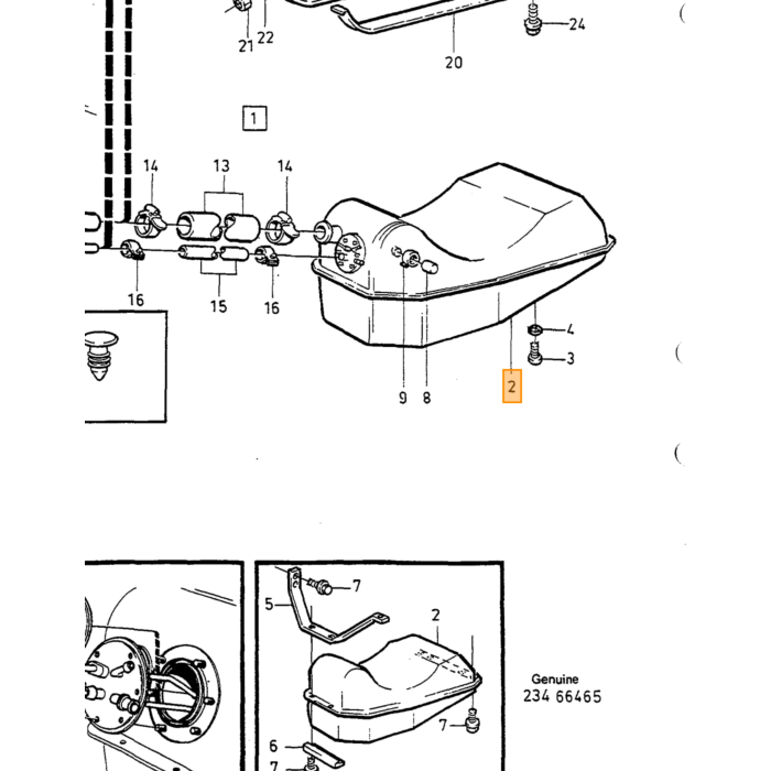 Supporto di montaggio per pompa di benzina Volvo Klem 240 260 740 760 780 940 940 SE 960, pezzo di ricambio Volvo nr 1321723