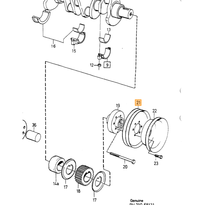 Piastra di copertura per pompa di benzina Volvo B18 B20 B30 B200 B230 Amazon PV544 240 su blocco motore per uso con pompa di benzina elettrica, numero di parte Volvo 1326595.