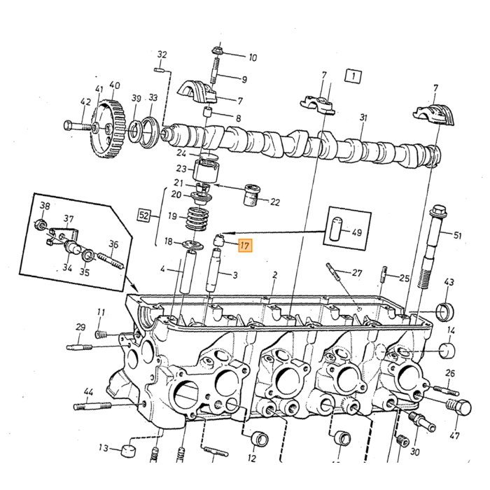 Piastra di copertura per pompa di benzina Volvo B18 B20 B30 B200 B230 Amazon PV544 240 su blocco motore per uso con pompa di benzina elettrica, numero di parte Volvo 1326595.