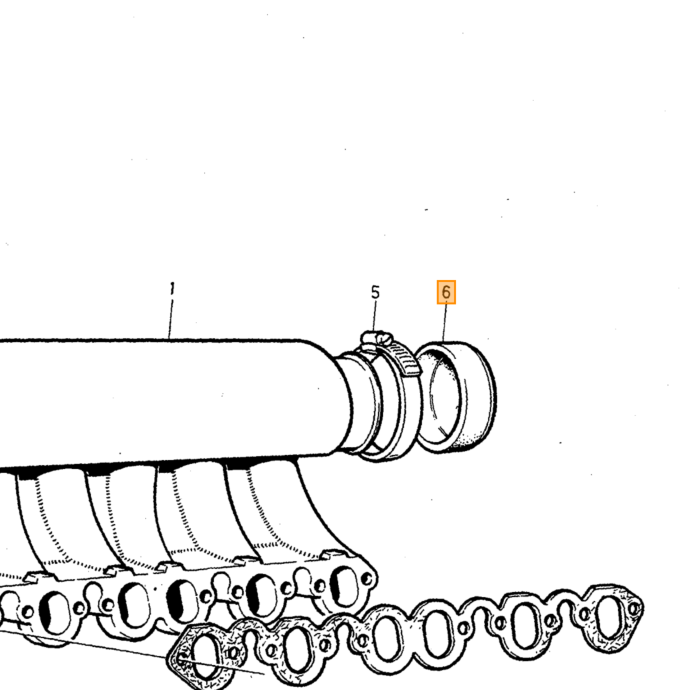 Volvo Filtro aria D24 diesel 240+260+740+940 212 5x212 5 Volvo ricambi no 1328047