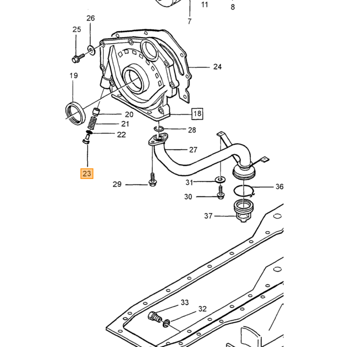 Spina Volvo, pezzo Volvo nr 1328241
