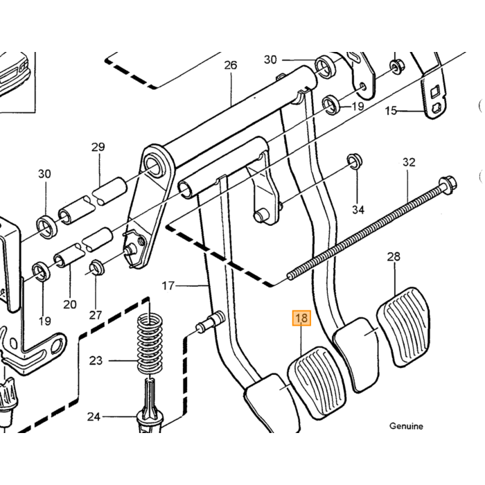 Anello di tenuta Volvo per 240 740 760 780 940 960 S70 V70 850, pompa a vuoto diesel, cilindro maestro dei freni, pezzo Volvo nr 1328593