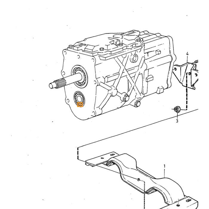 Supporto Volvo, pezzo Volvo nr 1328652