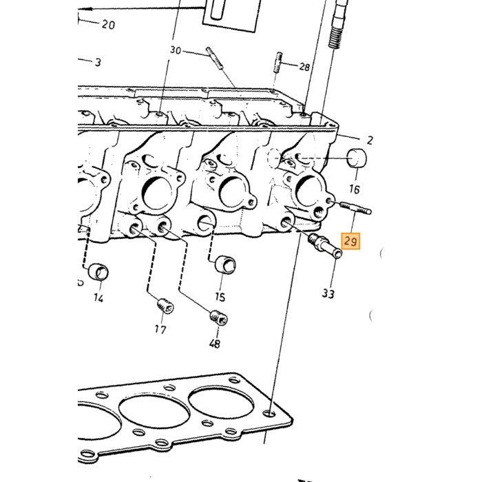 Supporto motore Volvo lato sinistro, pezzo Volvo nr 1329560