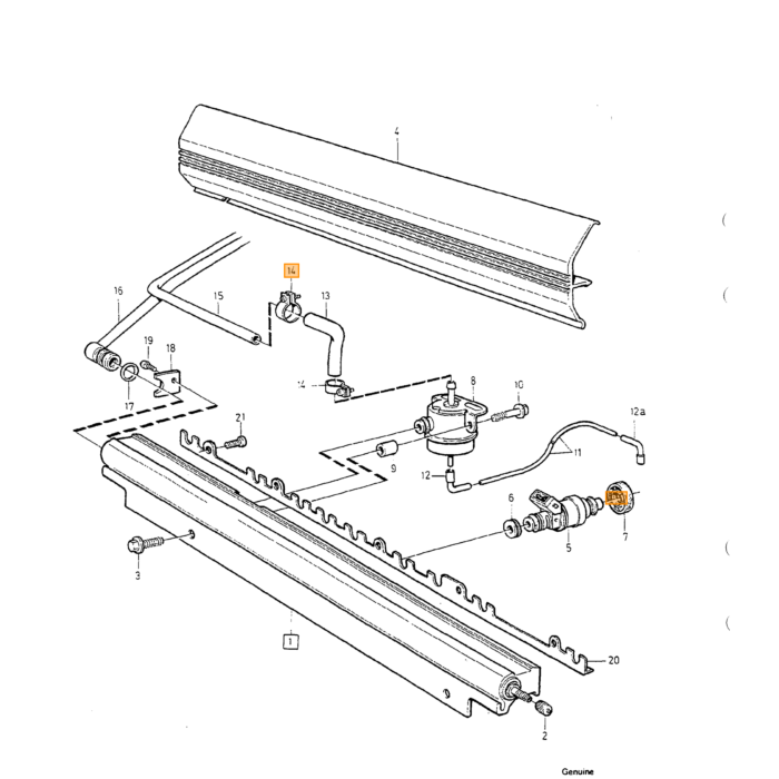 Pezzo di connessione Volvo/ Pezzo a L/ Pezzo a gomito 3 2mm 240 740 940 850 S/V70 S60 S80 Volvo pezzo nr 1332455