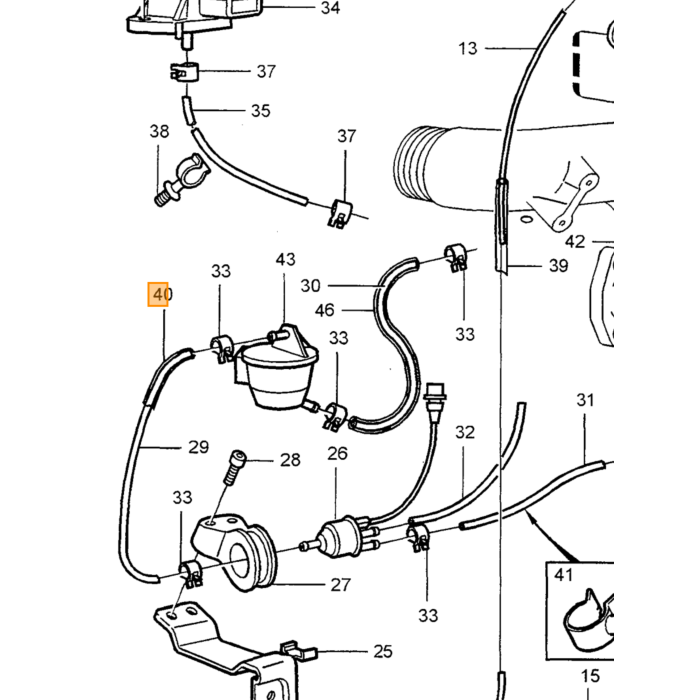 Sensore di Posizione Farfalla Volvo, Parte Volvo nr 1336385