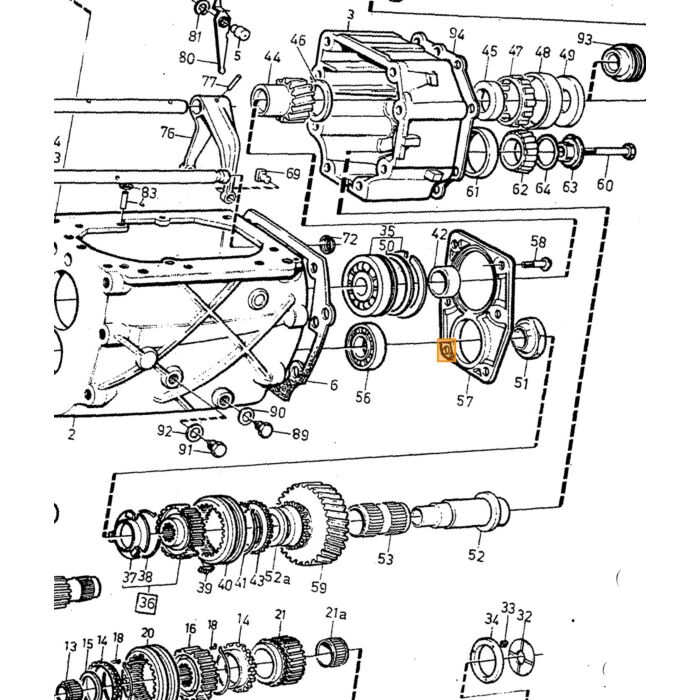 Nome del prodotto tradotto: Guarnizione Volvo tipo Volvo 240: tipo di trasmissione Volvo 340 360: tipo di trasmissione Volvo 740 760: tipo di trasmissione Volvo 940: tipo di trasmissione Numero di parte Volvo 1340992.