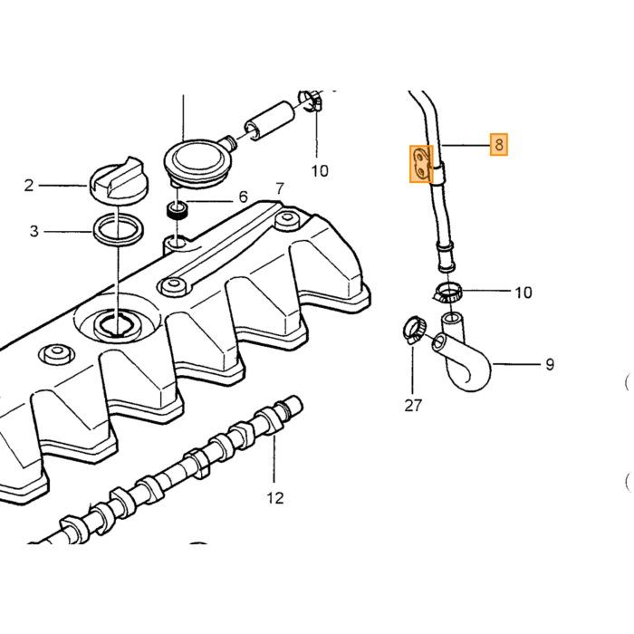 Vriesplug bovenzijde 850  900  C30  C70 (2006-)  C70 (-2005)  S40  V40 (-2004)  S40  V50 (2004-)  S60 (2011-2018)  S60 (-2009)  S60 CC (-2018)  S70  V70  V70XC (-2000)  S80 (2007-)  S80 (-2006)  S90  V90 (-1998)  V40 (2013-)  V40 CC  OEM ref 1361451 