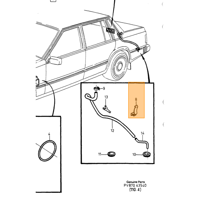 Interruttore Volvo, pezzo Volvo nr 1362696