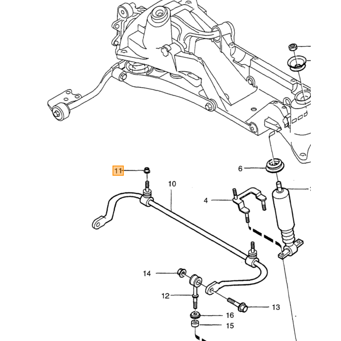 Volvo Molla Posteriore Gomma Sapcer Volvo 850 - S70 - V7 Volvo ricambi no 1387907