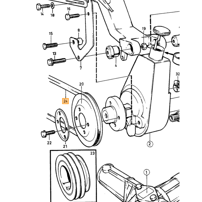 Volvo Tubo pressione servosterzo 760+780 -1991 Volvo ricambi no 1387923