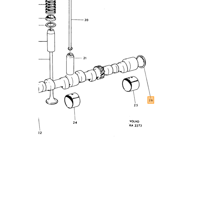Volvo Tappo carter magnetico B18+B20+B30 Volvo ricambi no 190798M