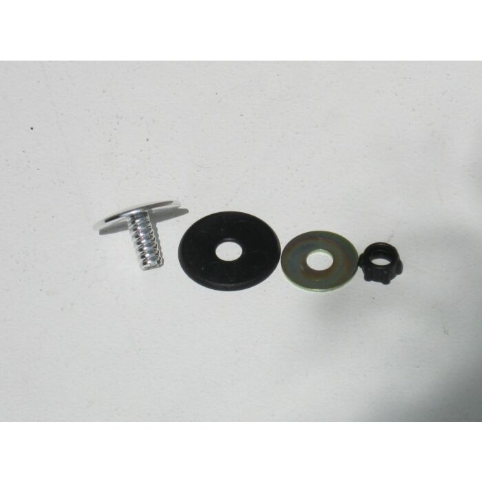 Afdicht dop chroom 22mm (1 stuk)