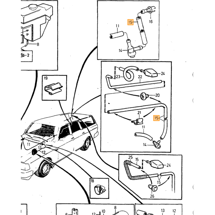 Volvo carpet tailgate lower door Amazon estate Volvo ricambi no 2202K