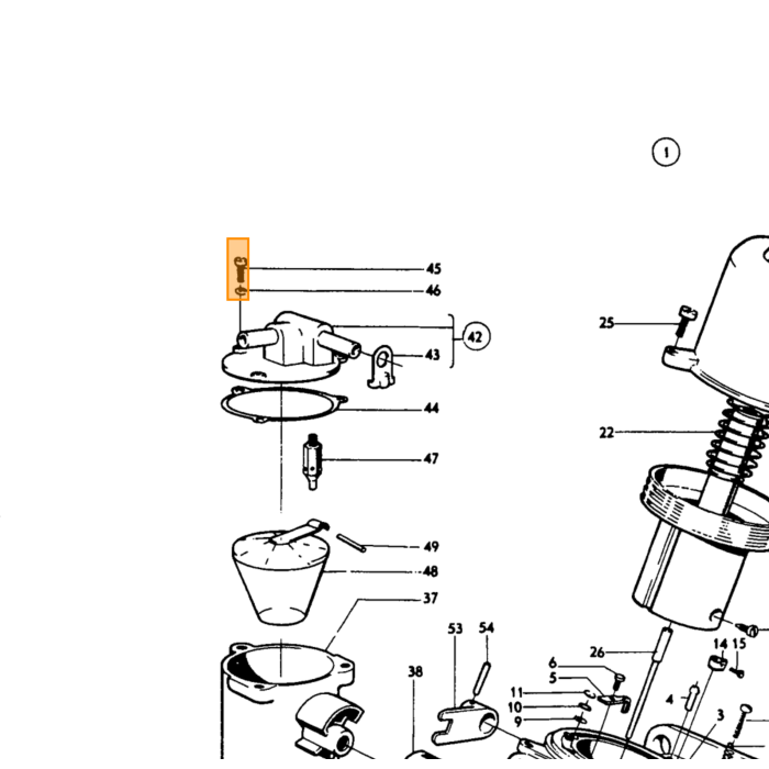 Volvo Carburatore Float SU HS6 (tutti i tipi) 237457 Volvo ricambi no 237216