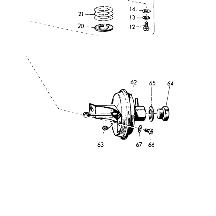 Volvo Rotore B16+B18 vecchio tipo fino al 1965 (03009000 Volvo ricambi no 238258