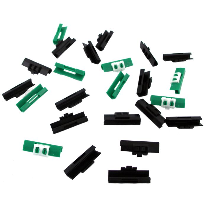 Klem sierlijst voorruit 240+260 voor plakruit 1985+ set 23 st(sierlijst met rubber rand)