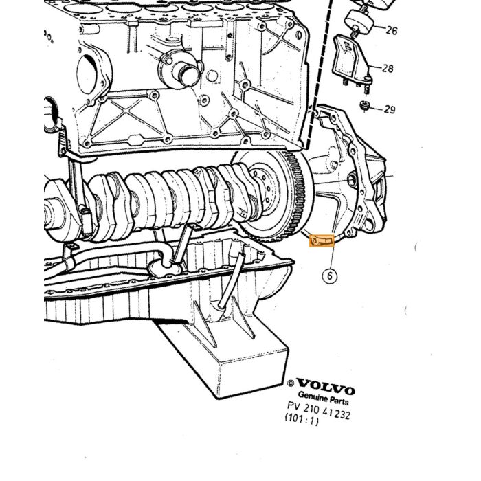 Volvo Set guarnizioni testata B200K 1985+ 89mm 240+340+3 Volvo ricambi no 270686