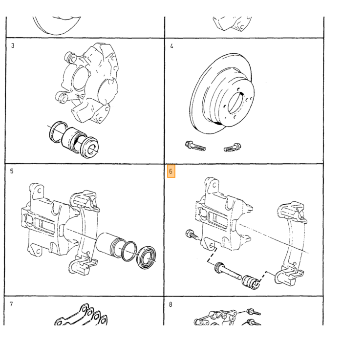 Volvo Kit Riparazione Bulloni Guida Pinza Freno Volvo 34 Volvo ricambi no 271108