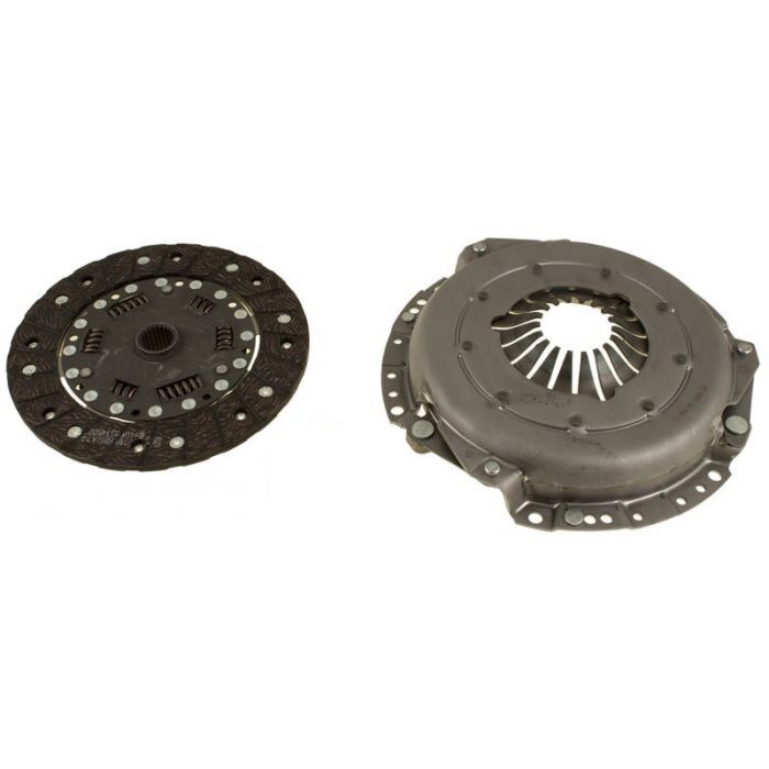Koppeling set plaat drukgroep + plaat(218mm) fijne splines M45  M46 240 -1984 240+740 excl druklager 3549881