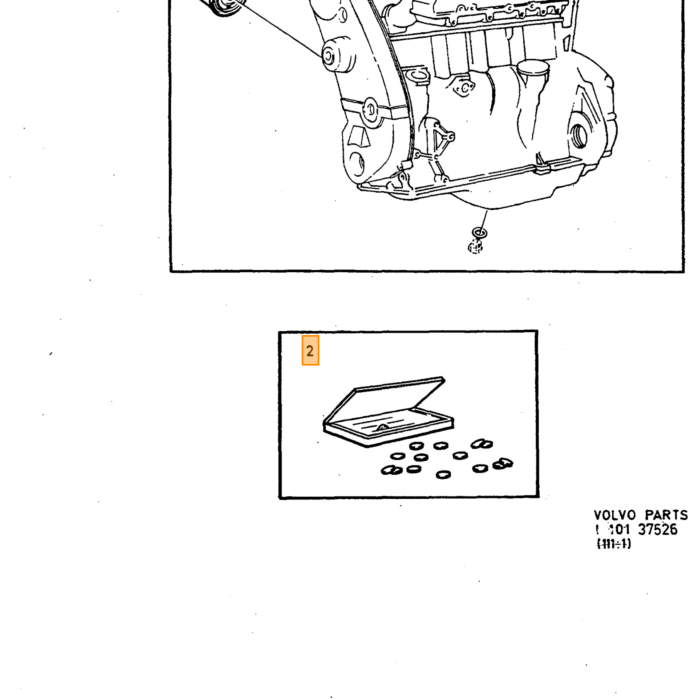 Volvo Set guarnizioni collettore B19+B21+B23+B200+B230 ( Volvo ricambi no 271342